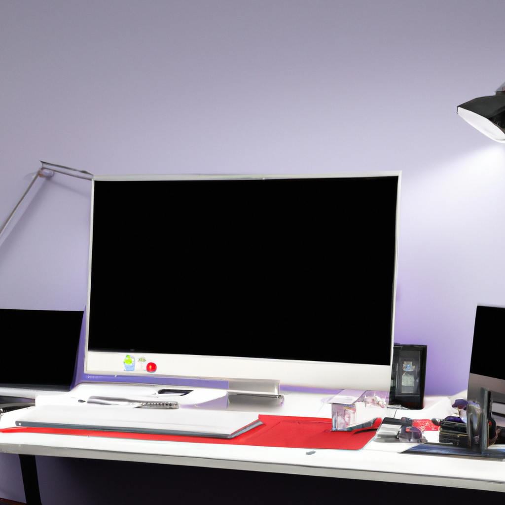 クリーンなケーブルマネジメントとキャリブレーション済みモニター。