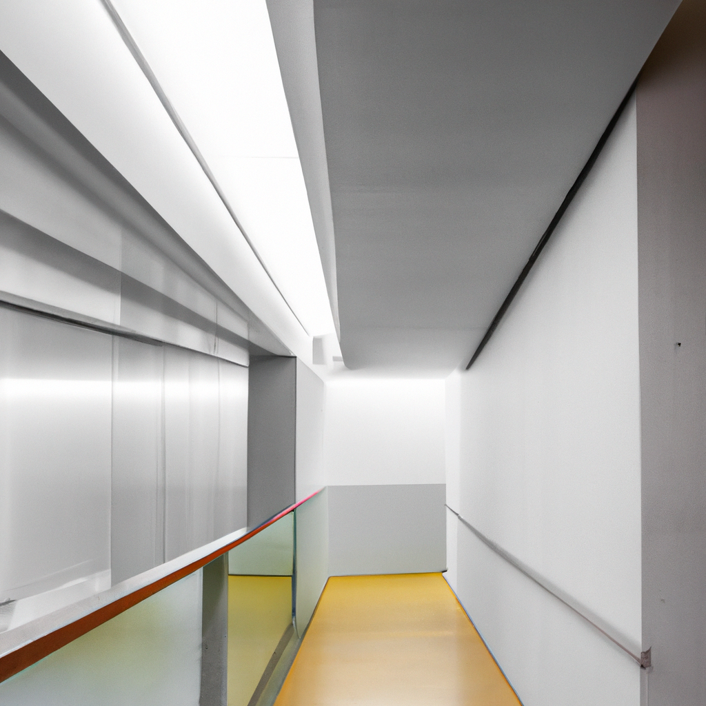 東京・日本橋のミニマル光フォトスタジオの内部。白い壁、柔らかな自然光、障子のディフューザー。